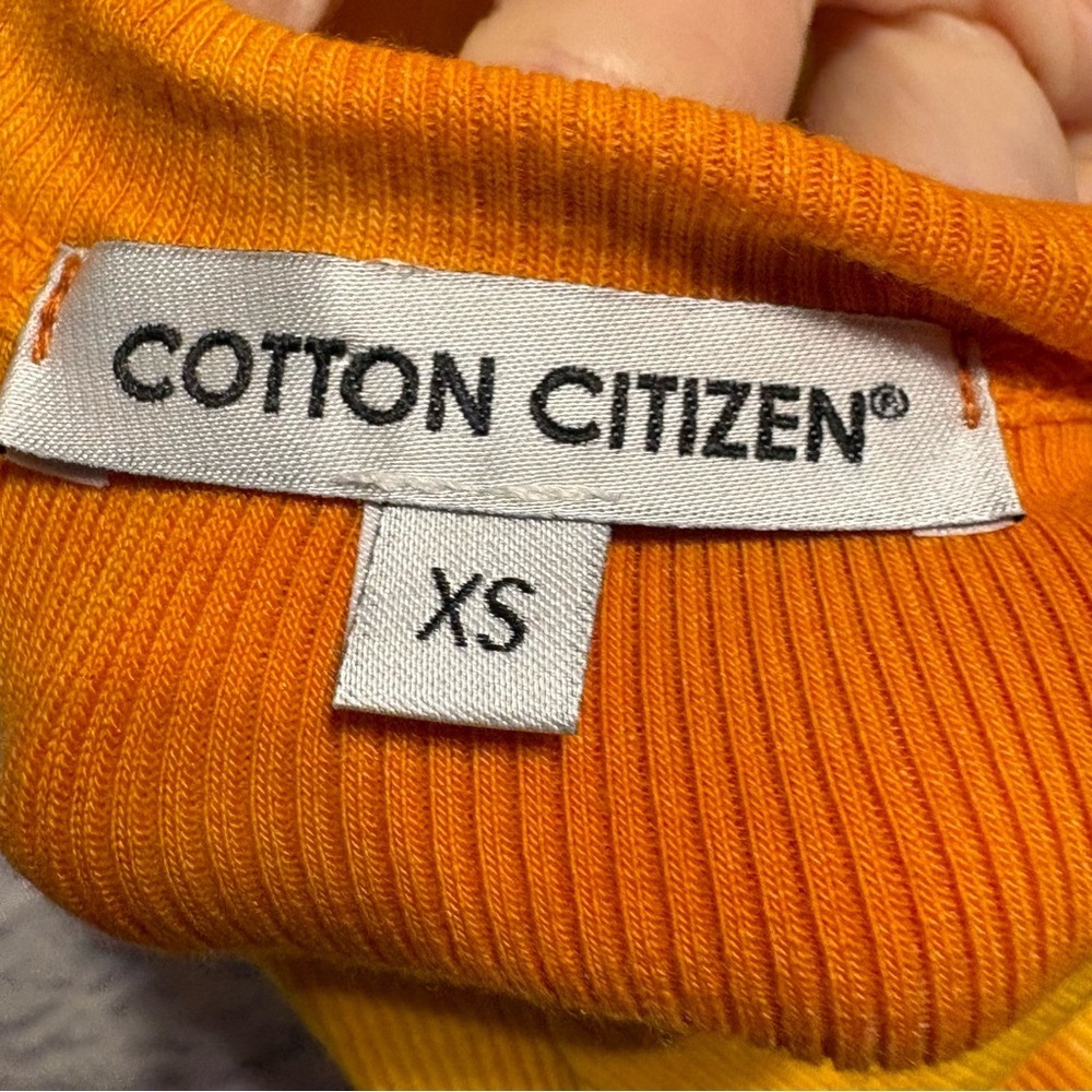 Cotton Citizen Verona Orange Mini Dress XS - Picture 9 of 11